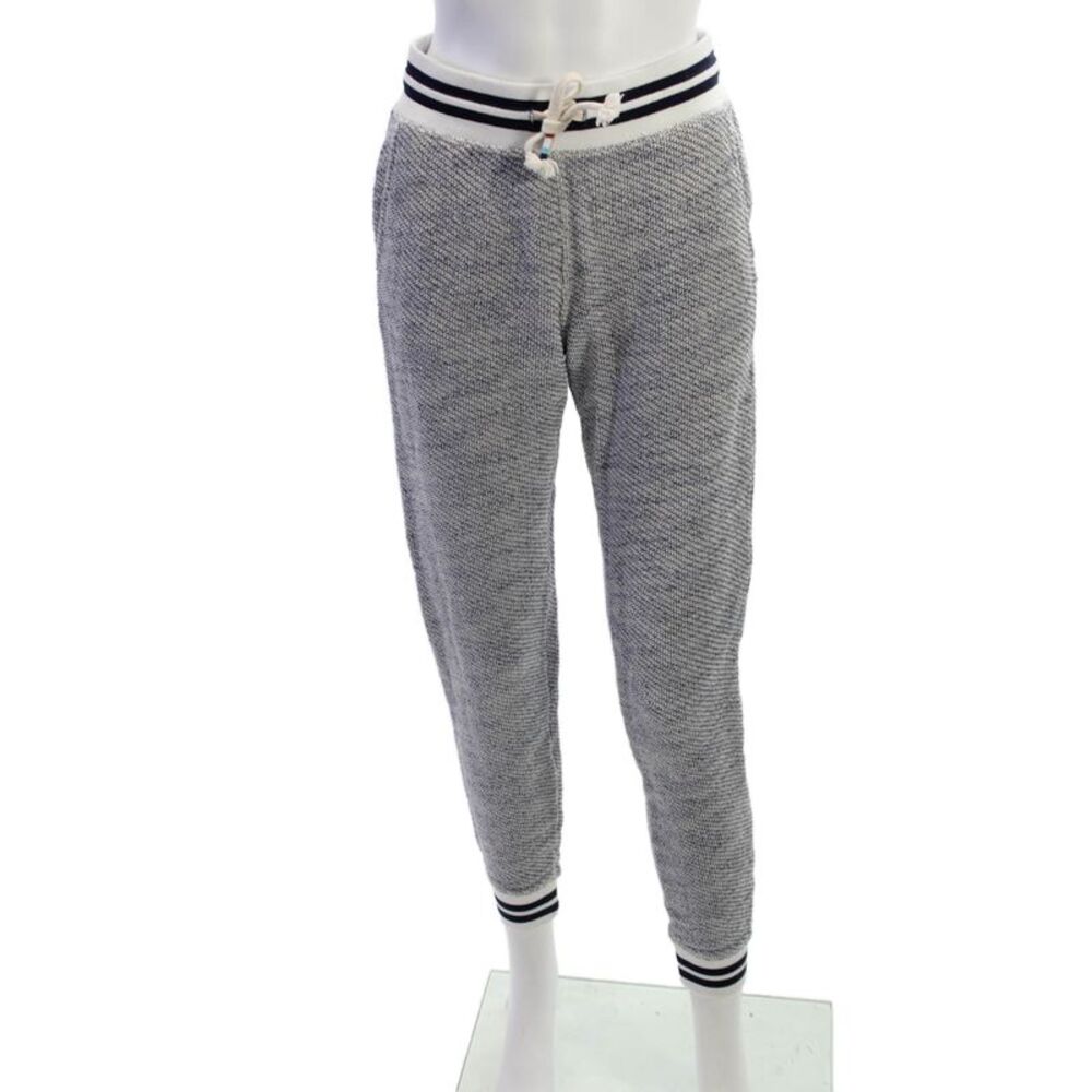 SOL ANGELES Unisex Gray Herringbone Jogger Sweatpants Drawstring Size XS